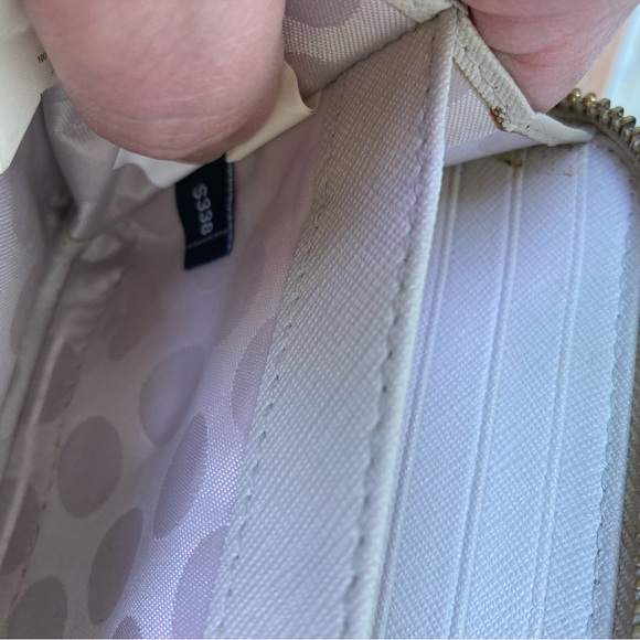 Preowned Kate Spade Madison Saffiano Leather Large Continental Wallet Conch Pink - Picture 11 of 14